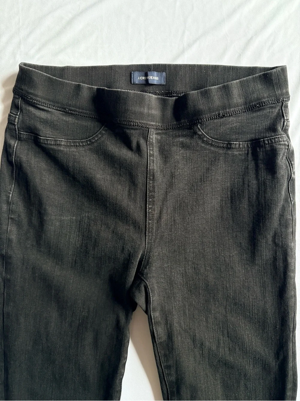 J.Crew Pull-On Toothpick Skinny Jeans Faded Black Size 30T 30 Tall